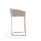 Manhattan Comfort Louvre Barstool in Cream and Titanium Gold (Set of 3) 3-BS016-CR - alternate 7